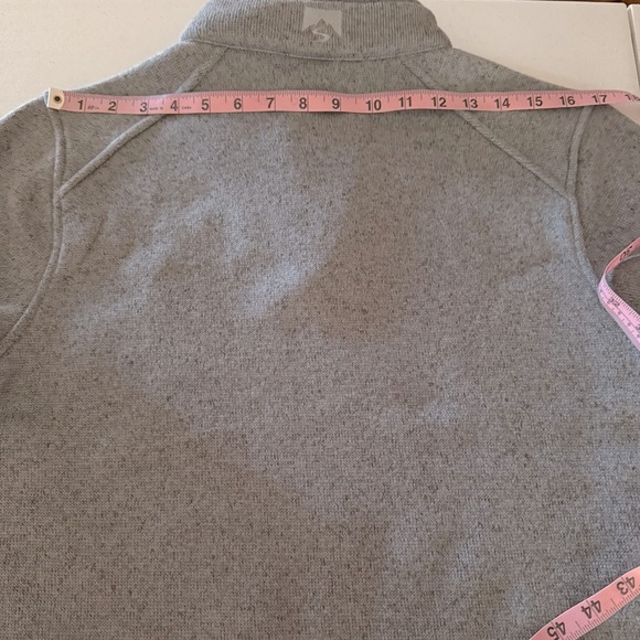 Storm Creek Overachiever Pullover “Vail” Logo Gray Sweater Fleece Men’s X-small - Picture 10 of 13